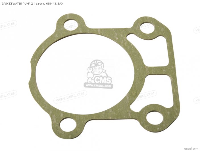 Yamaha GASKET,WATER PUMP 2 (NAS) 68844316A0