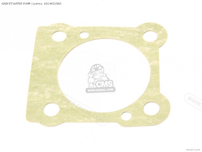 Yamaha GASKET,WATER PUMP (NAS) 6G144315A0