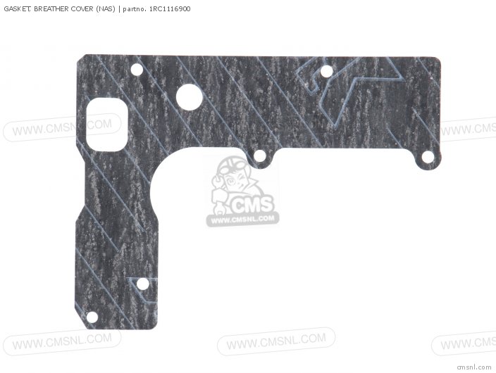 Yamaha GASKET, BREATHER COVER (NAS) 1RC1116900 Yamaha GASKET, BREATHER COVER (NAS) 1RC1116900