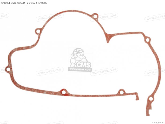 GASKET,CARB COVER (MCA) for KE175B1 KE175 1976 USA CANADA / MPH KPH order at CMSNL