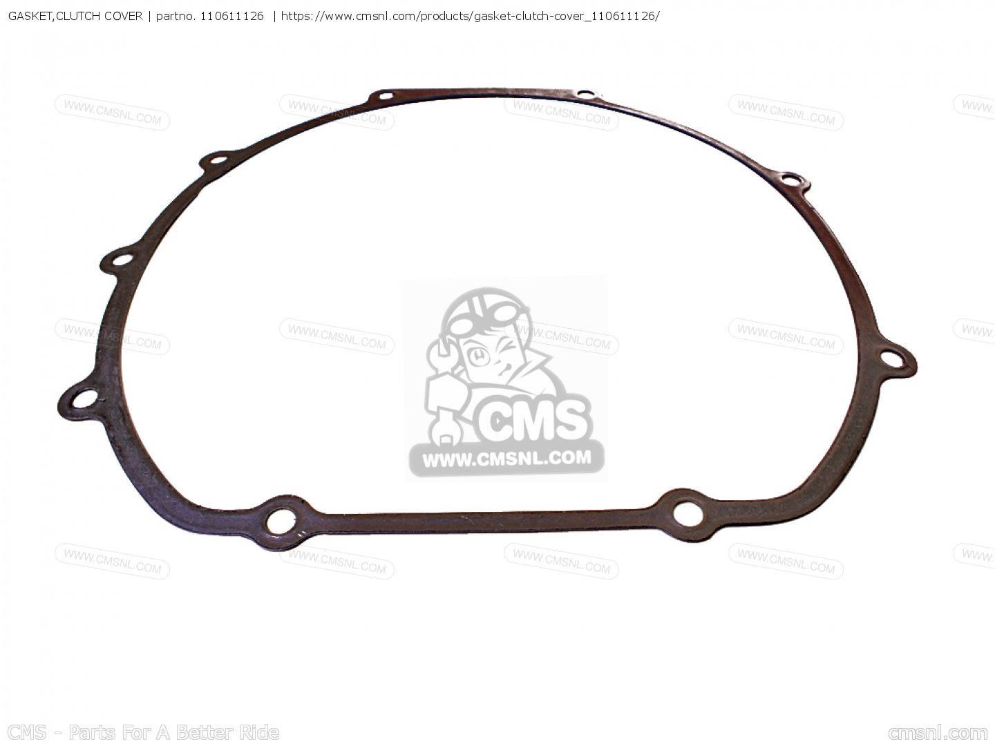 110611126 Gasket,clutch Cover (nas) Kawasaki buy the 110611126 at CMSNL