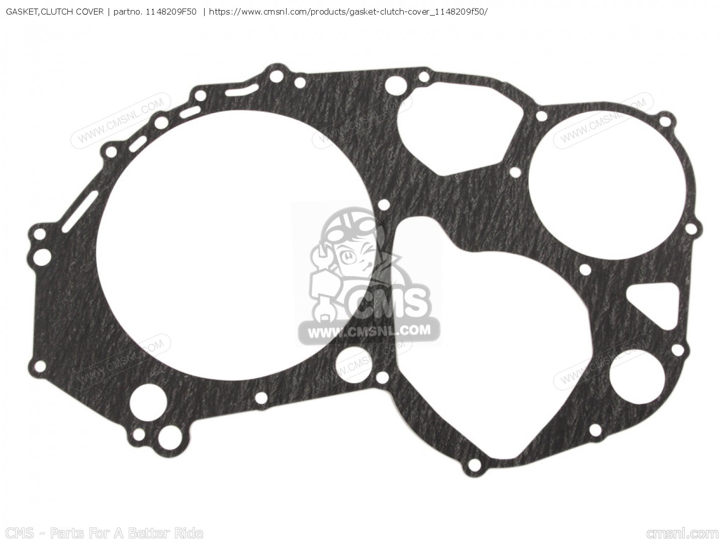 11482-09F50 GASKET,CLUTCH COVER (NAS) - LT-A500F, LT-A500FB - Foto 10