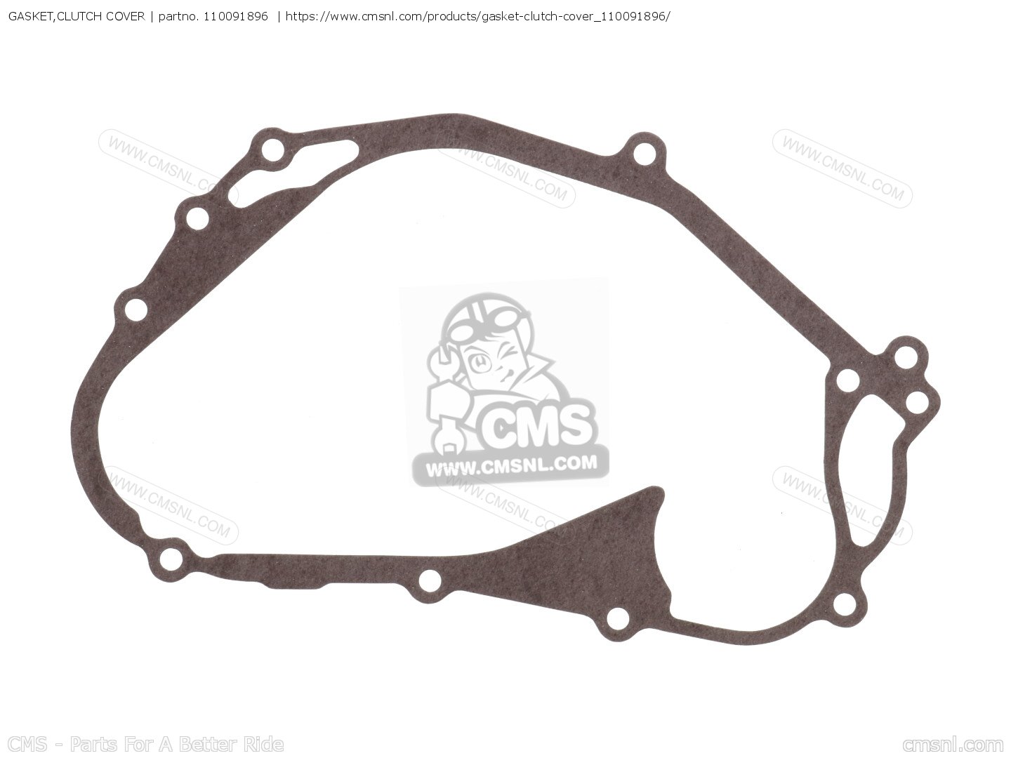 110091896 Gasket,clutch Cover Kawasaki buy the 110091896 at CMSNL
