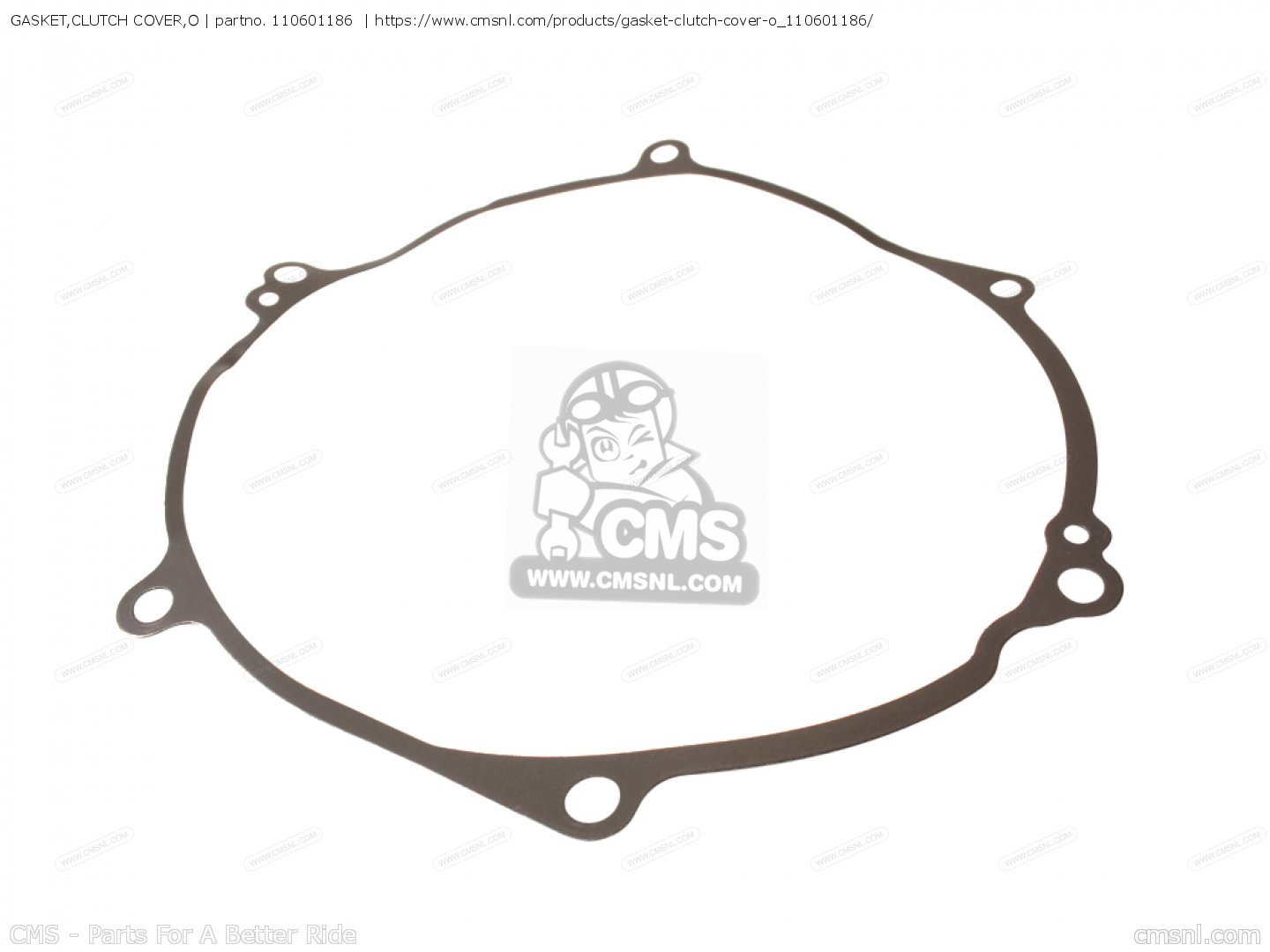 110601186 Gasket,clutch Cover,o (nas) Kawasaki buy the 110601186 at