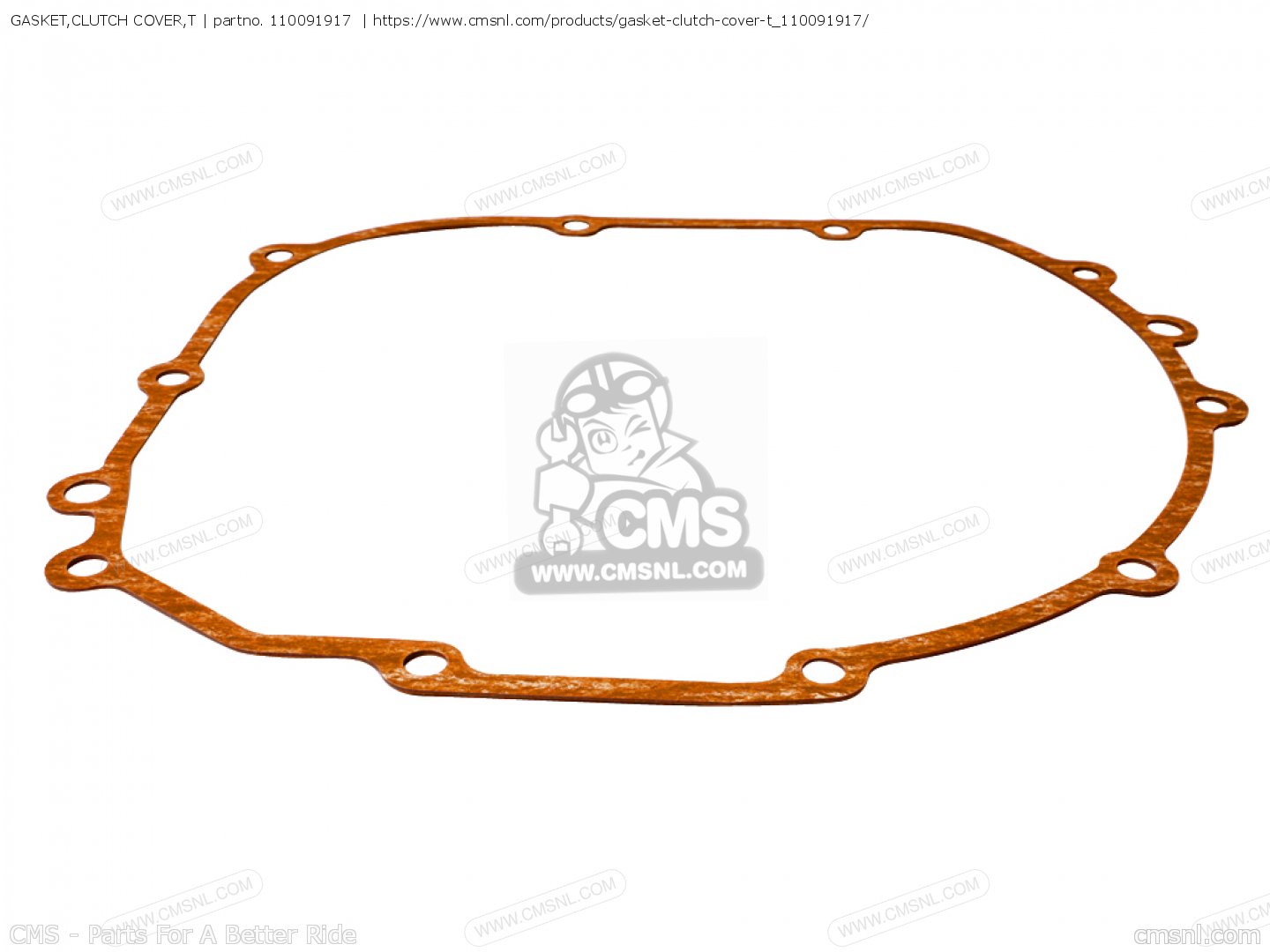 110091917 Gasket,clutch Cover,t (nas) Kawasaki buy the 110091917 at