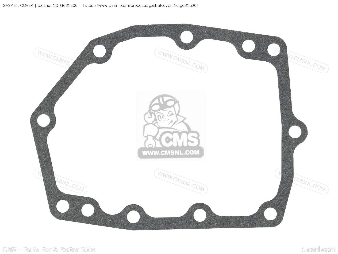 1CTG631E00 Gasket, Cover Yamaha buy the 1CTG631E00 at CMSNL