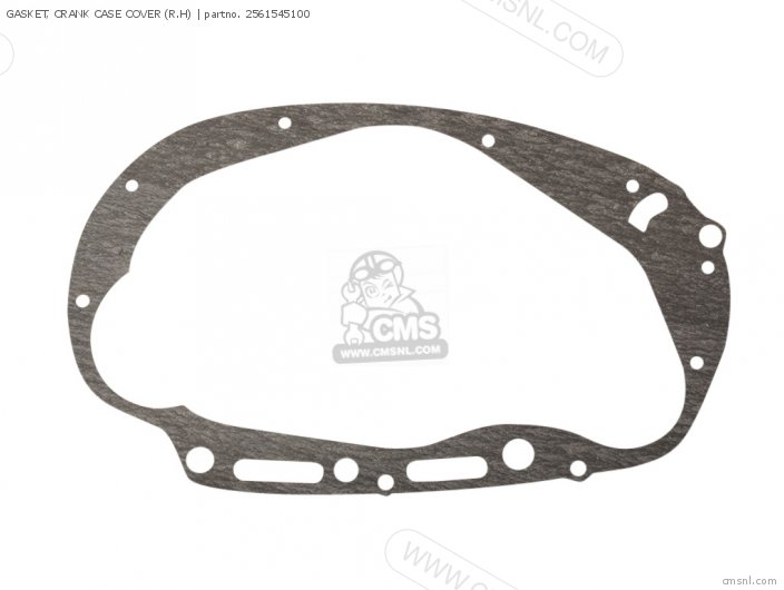2561545100 Gasket, Crank Case Cover (r.h) (mca) Yamaha buy the 256