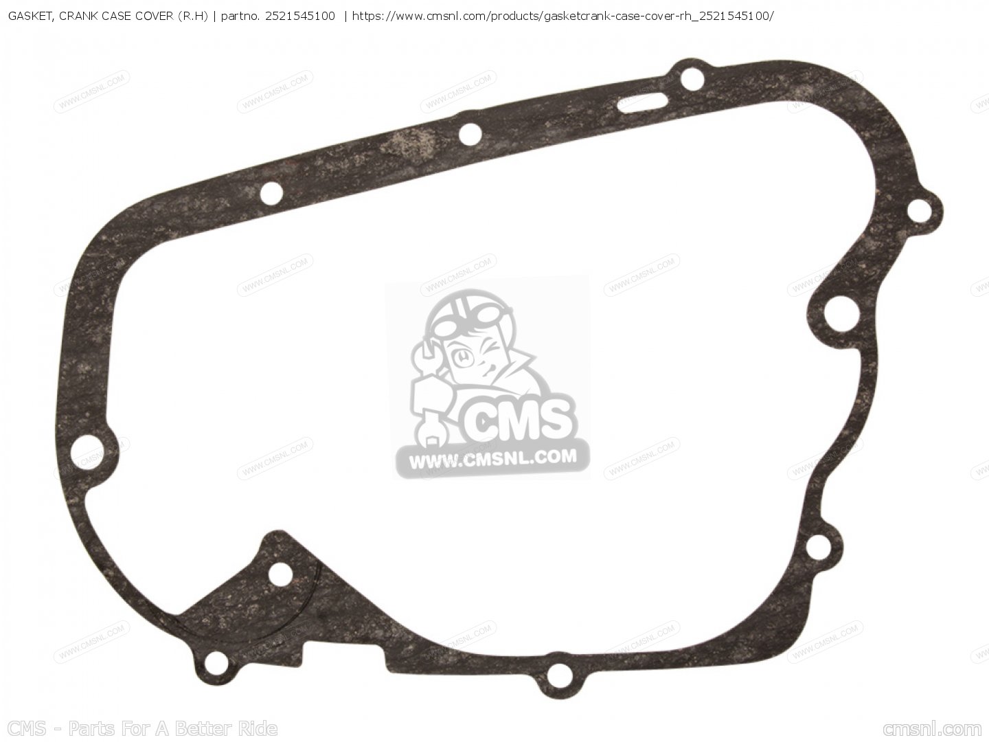 GASKET, CRANK CASE COVER (R.H) for HS1 1970 USA order at CMSNL