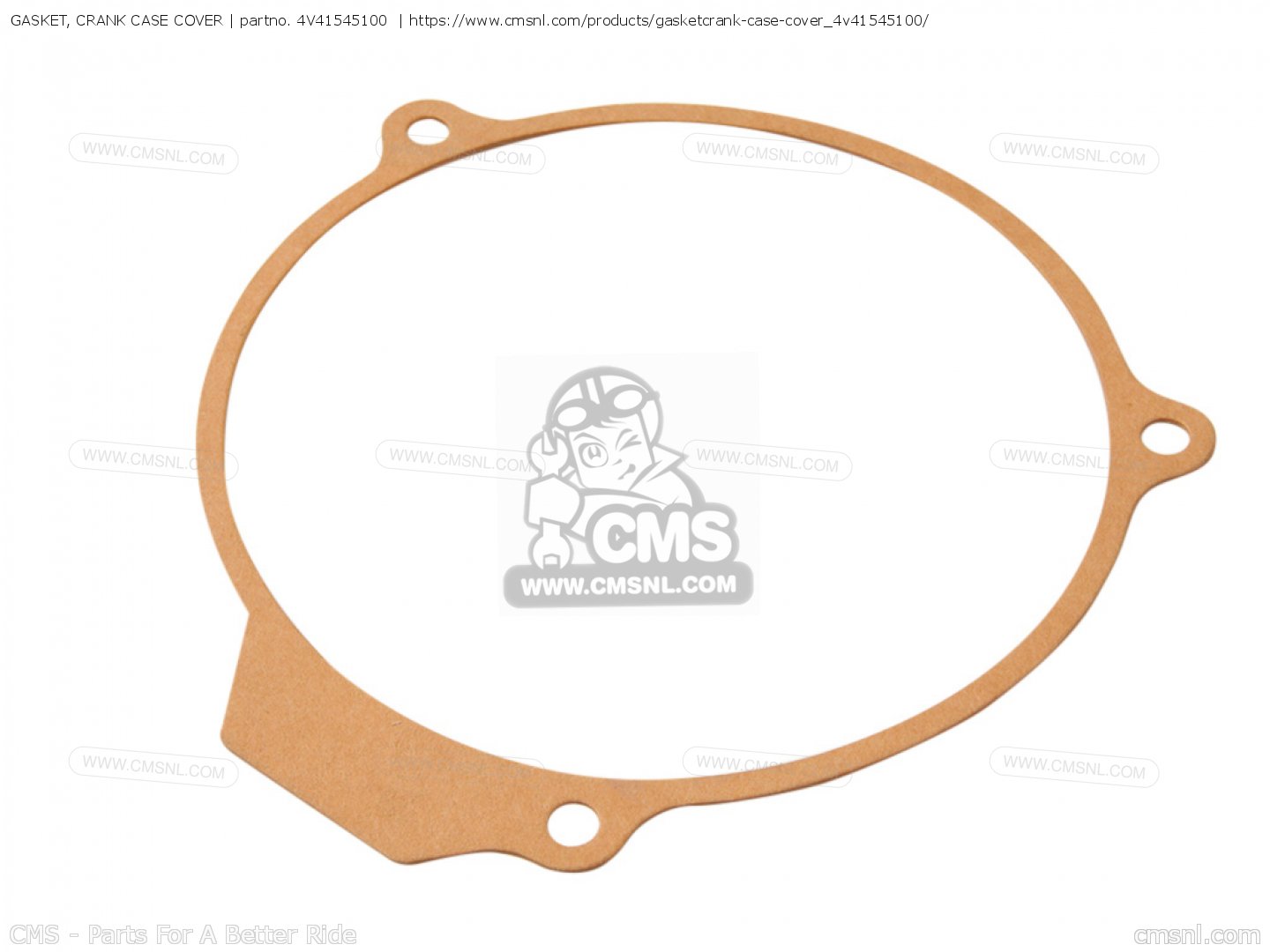 GASKET, CRANK CASE COVER for YZ465 1980 (A) USA order at CMSNL