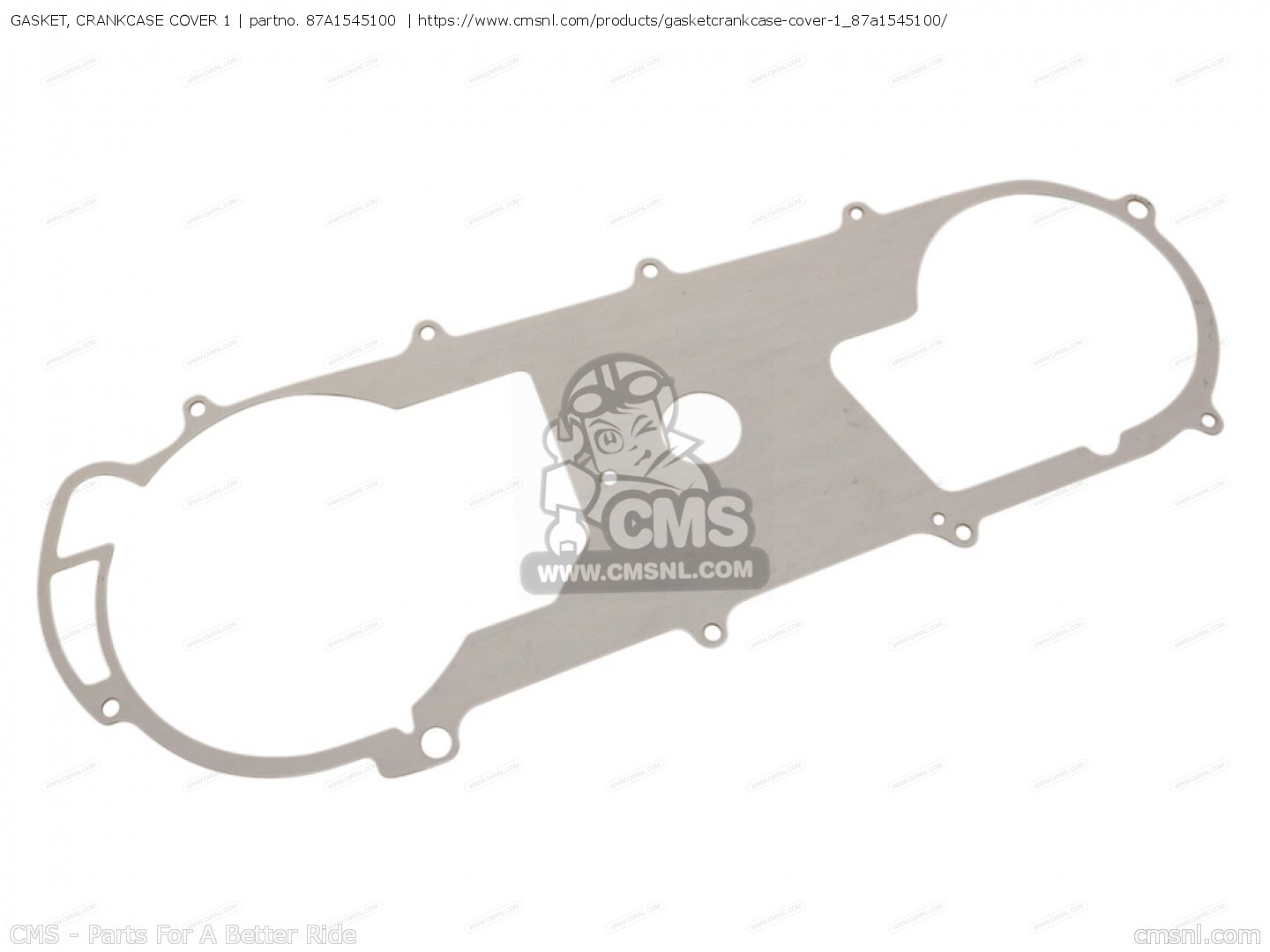 87A1545100 Gasket, Crankcase Cover 1 (mca) Yamaha buy the 87A15451