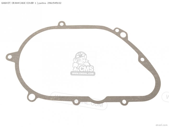 2961545102 Gasket, Crankcase Cover 1 (mca) Yamaha buy the 29615451
