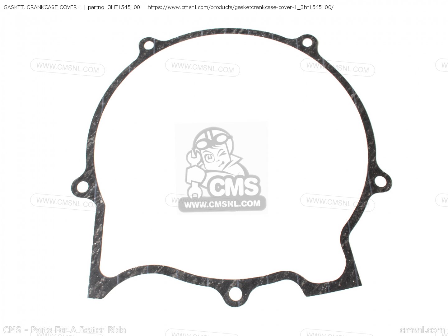 3HT1545100 Gasket, Crankcase Cover 1 (nas) Yamaha buy the 3HT15451