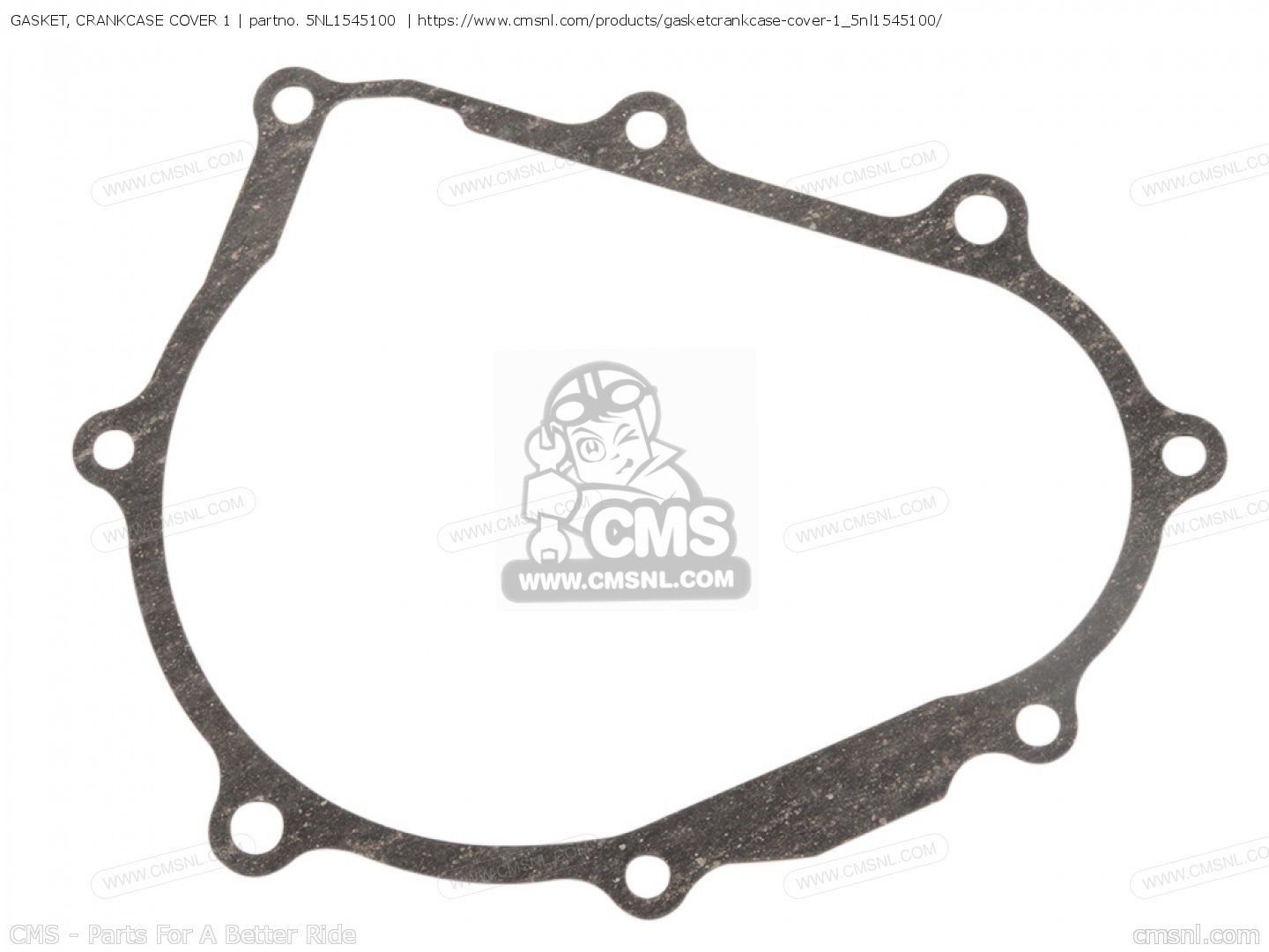 5NL1545100 Gasket, Crankcase Cover 1 (nas) Yamaha buy the 5NL1545100 at CMSNL