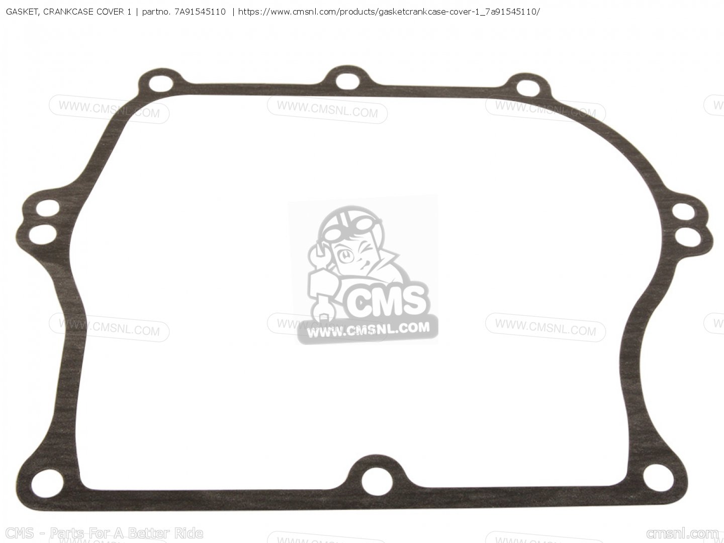 GASKET, CRANKCASE COVER 1 (NAS) for EF1800 EF2600 EF1200 GENERATOR
