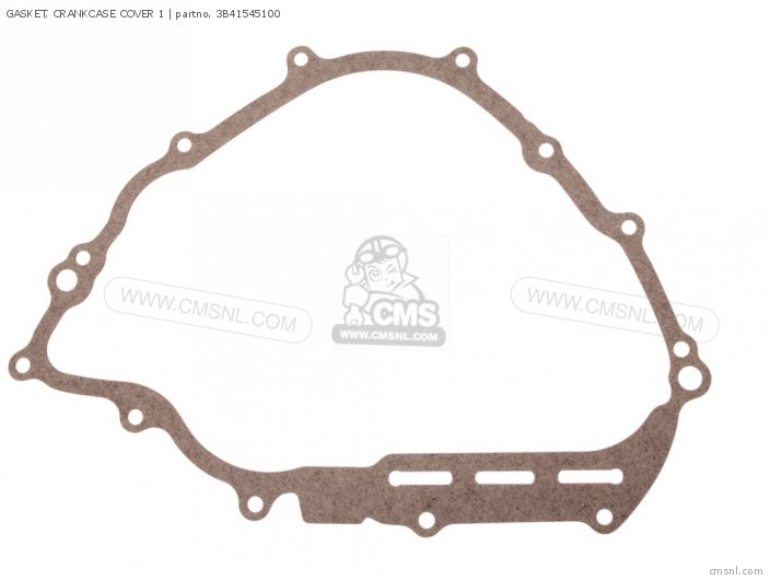 Yamaha GASKET, CRANKCASE COVER 1 (NAS) 3B41545100 Yamaha GASKET, CRANKCASE COVER 1 (NAS) 3B41545100