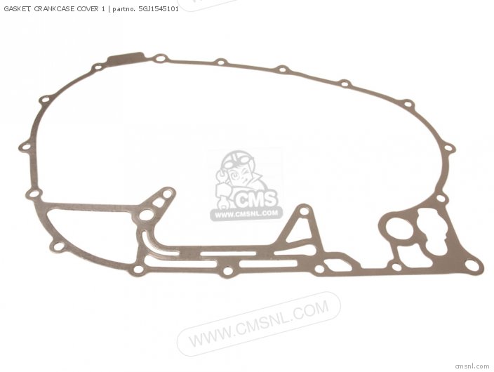 Yamaha GASKET, CRANKCASE COVER 1 (NAS) 5GJ1545101 Yamaha GASKET, CRANKCASE COVER 1 (NAS) 5GJ1545101