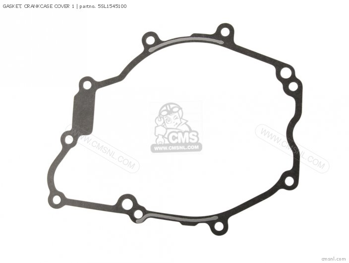 5SL1545100 Gasket, Crankcase Cover 1 (nas) Yamaha buy the 5SL1545100 at CMSNL