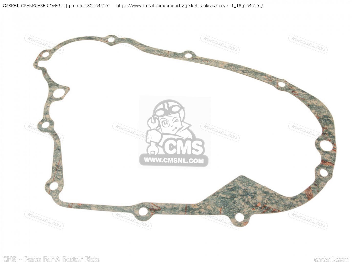 GASKET, CRANKCASE COVER 1 for DT125 1978 USA order at CMSNL