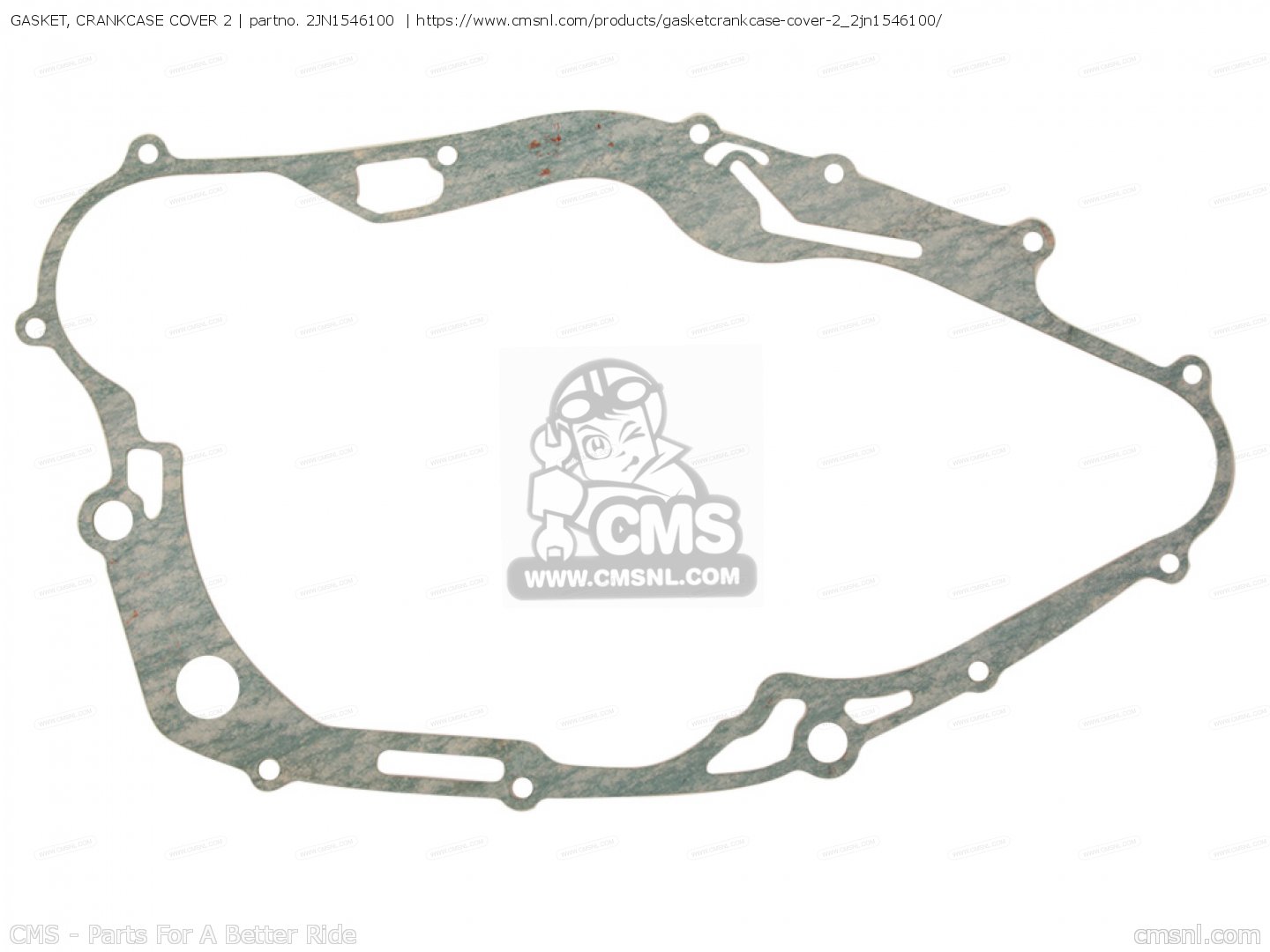 GASKET, CRANKCASE COVER 2 (MCA) for BW350 BIG WHEEL 1987 (H) USA order at CMSNL