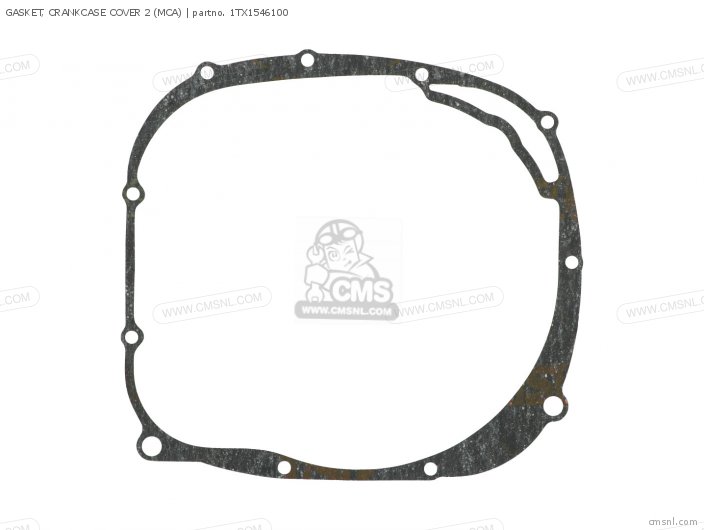 GASKET, CRANKCASE COVER 2 (MCA) for FJ1200 1988 3CX1 FRANCE 283CX351F1 order at CMSNL
