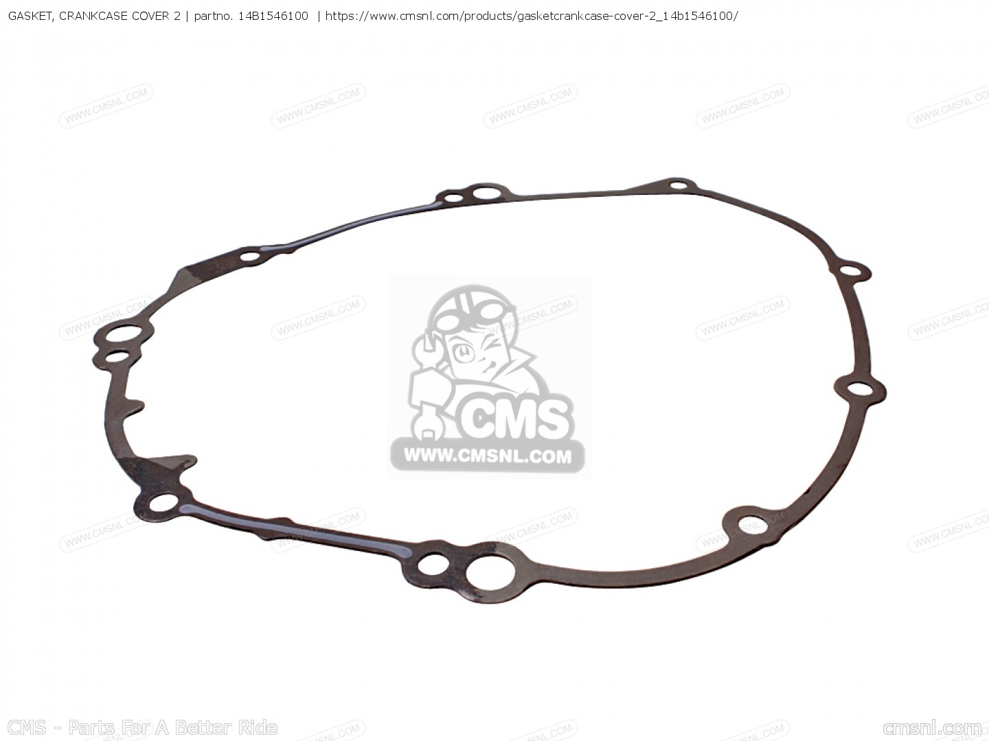 14B1546100 Gasket, Crankcase Cover 2 (nas) Yamaha buy the 14B15461
