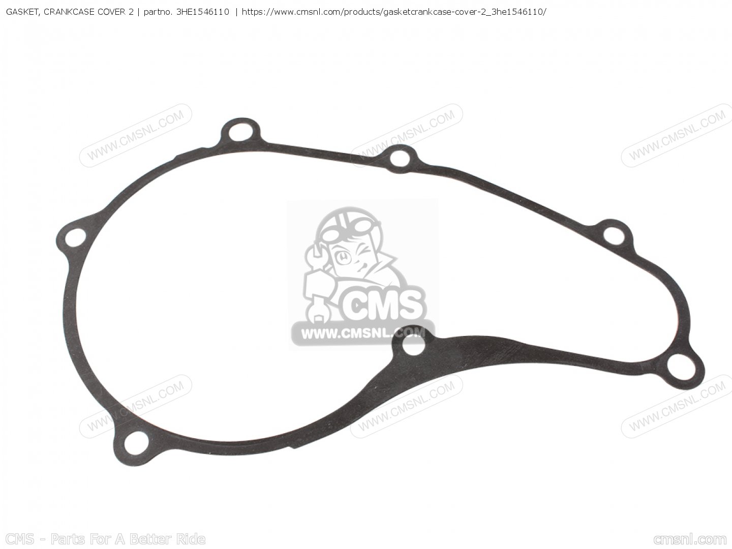 3HE1546110 Gasket, Crankcase Cover 2 (nas) Yamaha buy the 3HE15461