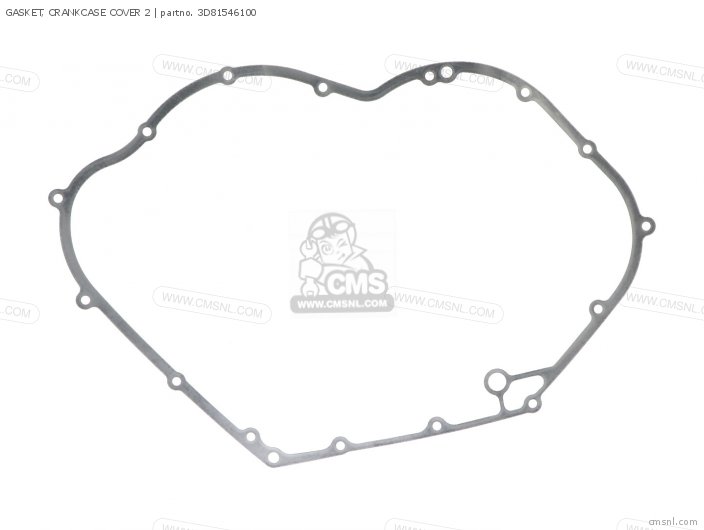 3D81546100 Gasket, Crankcase Cover 2 (nas) Yamaha buy the 3D815461
