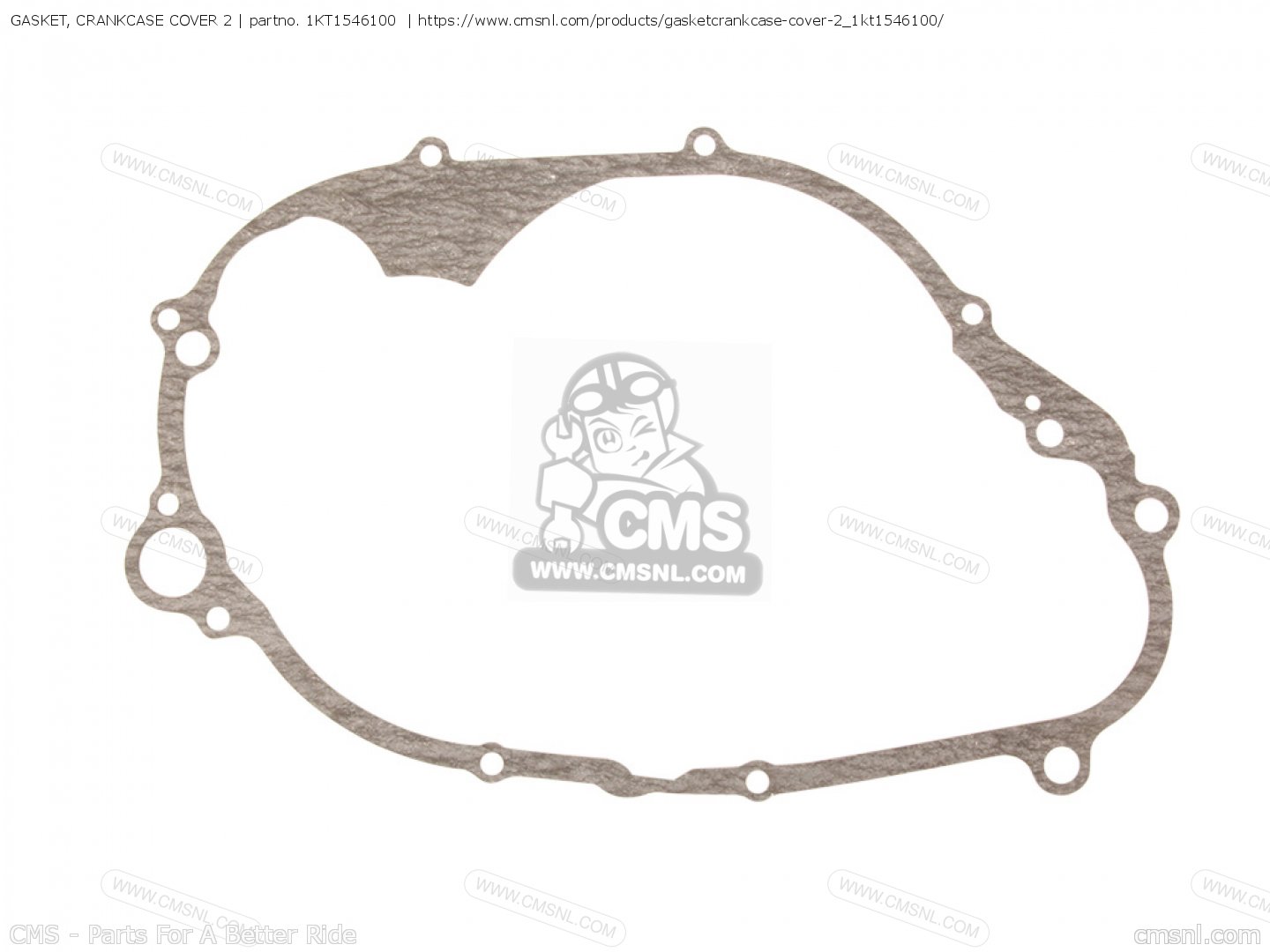 GASKET, CRANKCASE COVER 2 for TZR250 1989 2XW2 EUROPE 292XW300E1