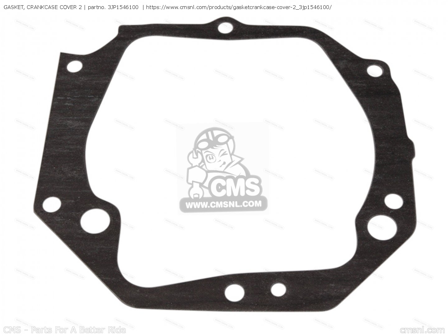 GASKET, CRANKCASE COVER 2 for VMAX1200 1985 (F) USA order at CMSNL