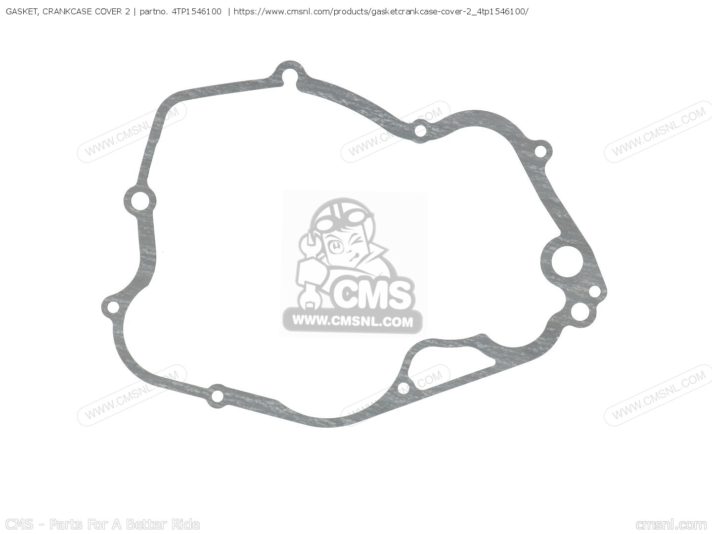 4TP1546100 Gasket, Crankcase Cover 2 Yamaha buy the 4TP1546100 at CMSNL