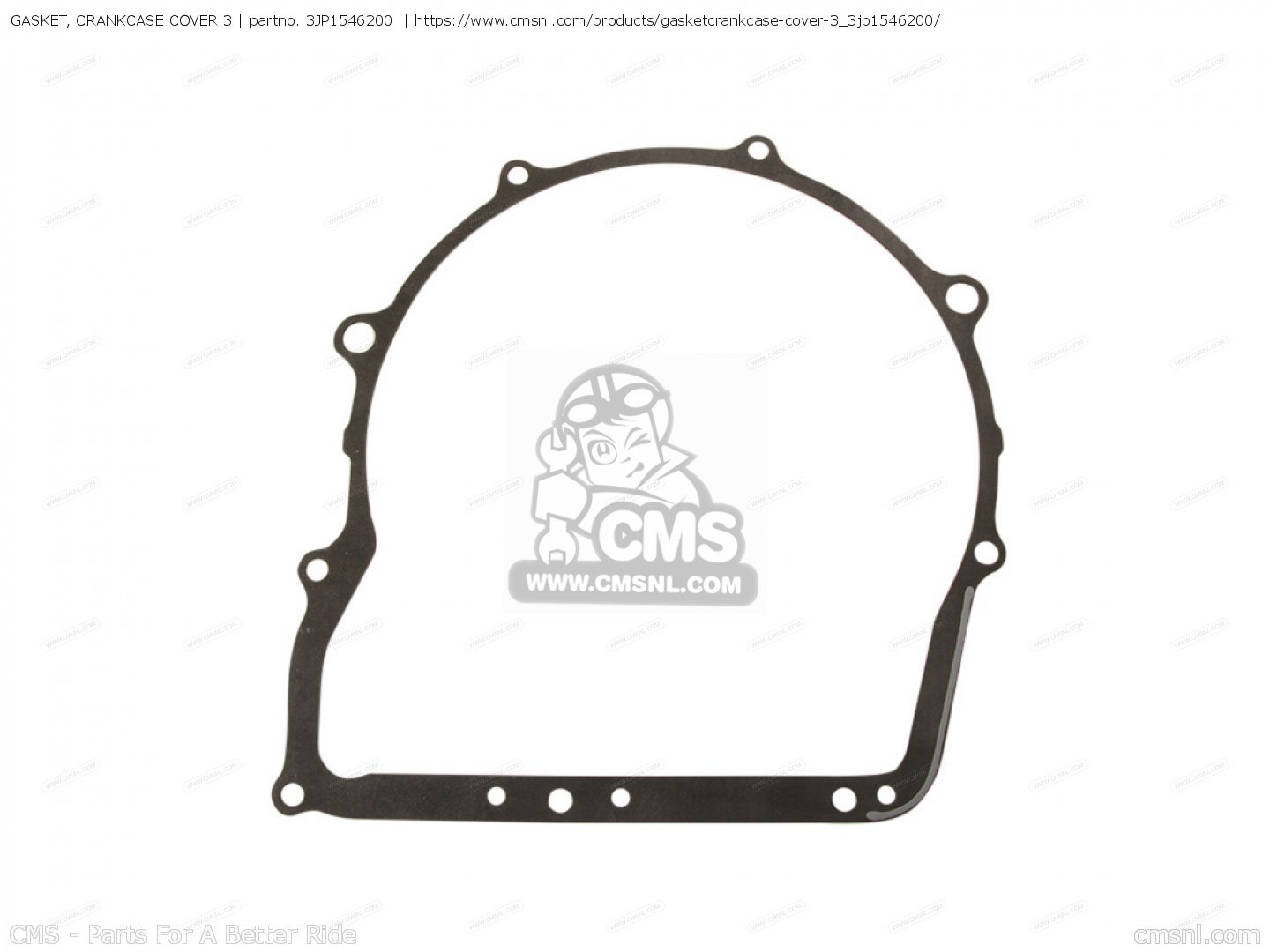 3JP1546200 Gasket, Crankcase Cover 3 (nas) Yamaha buy the 3JP15462