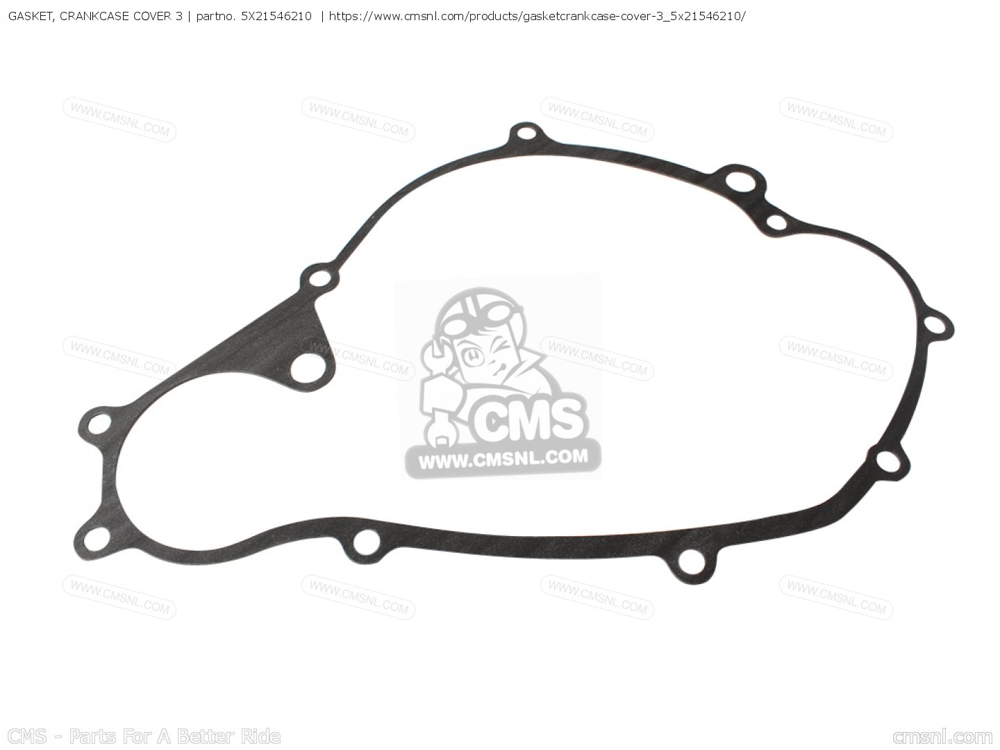 5X21546210 Gasket, Crankcase Cover 3 (nas) Yamaha buy the 5X215462