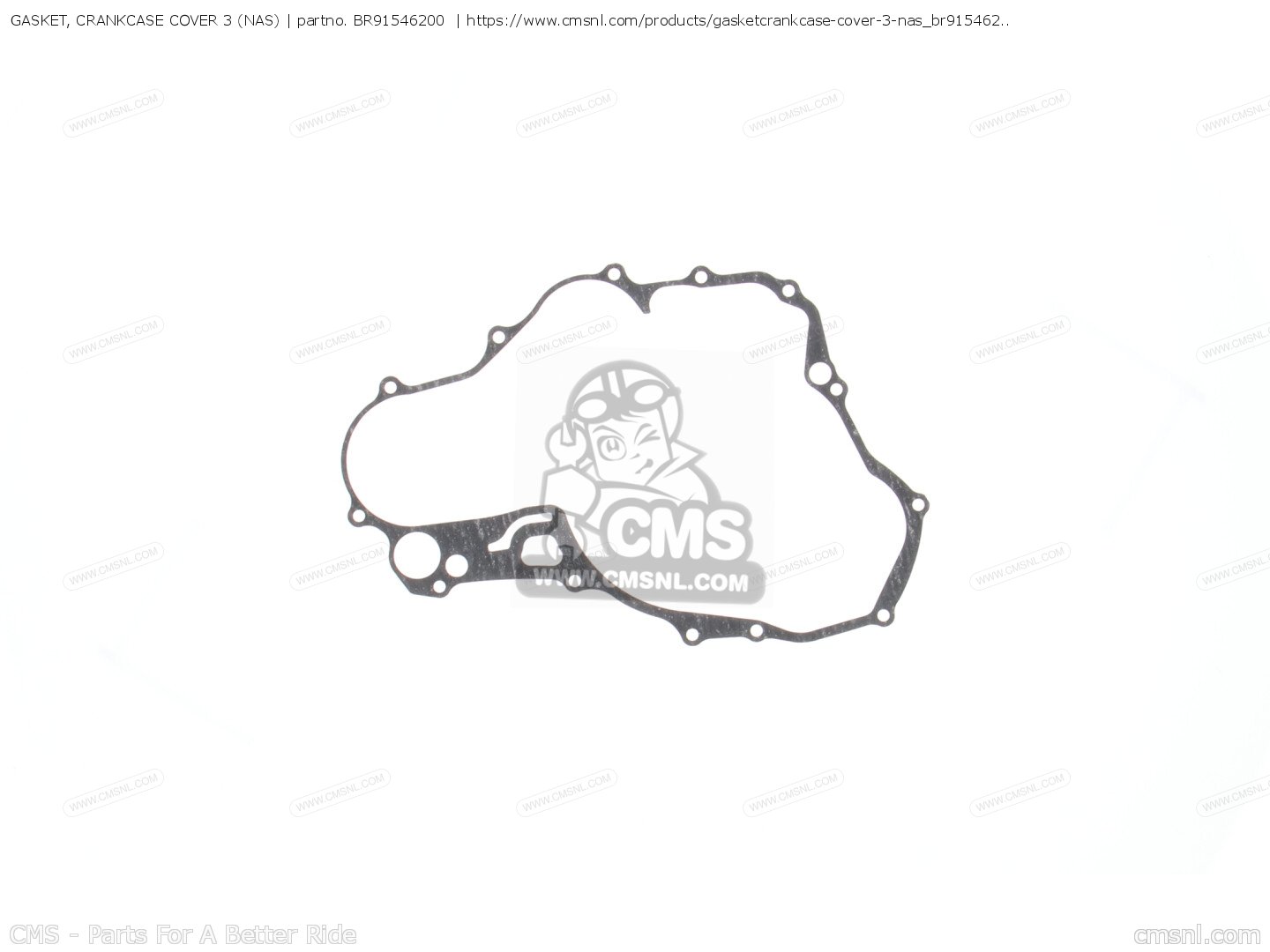 BR91546200 Gasket, Crankcase Cover 3 (nas) Yamaha buy the BR915462