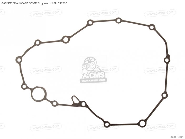 Yamaha GASKET, CRANKCASE COVER 3 (NAS) 18P1546200 Yamaha GASKET, CRANKCASE COVER 3 (NAS) 18P1546200