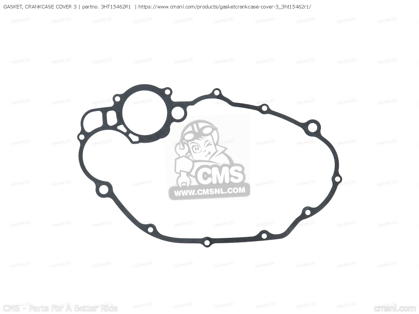 3HT15462R1 Gasket, Crankcase Cover 3 Yamaha buy the 3HT15462R100 at CMSNL