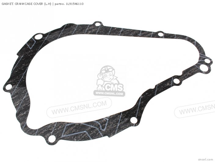 1L91546110 Gasket, Crankcase Cover (l.h) Yamaha buy the 1L91546110