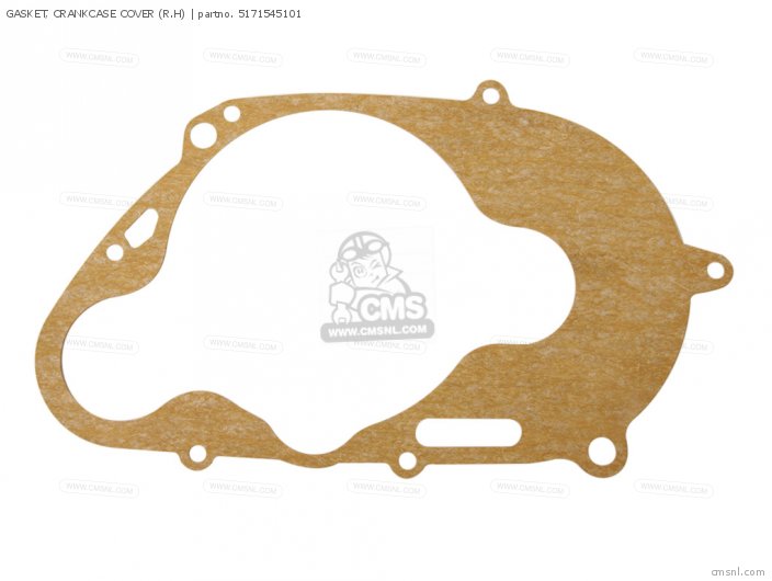5171545101 Gasket, Crankcase Cover (r.h) Yamaha buy the 5171545101