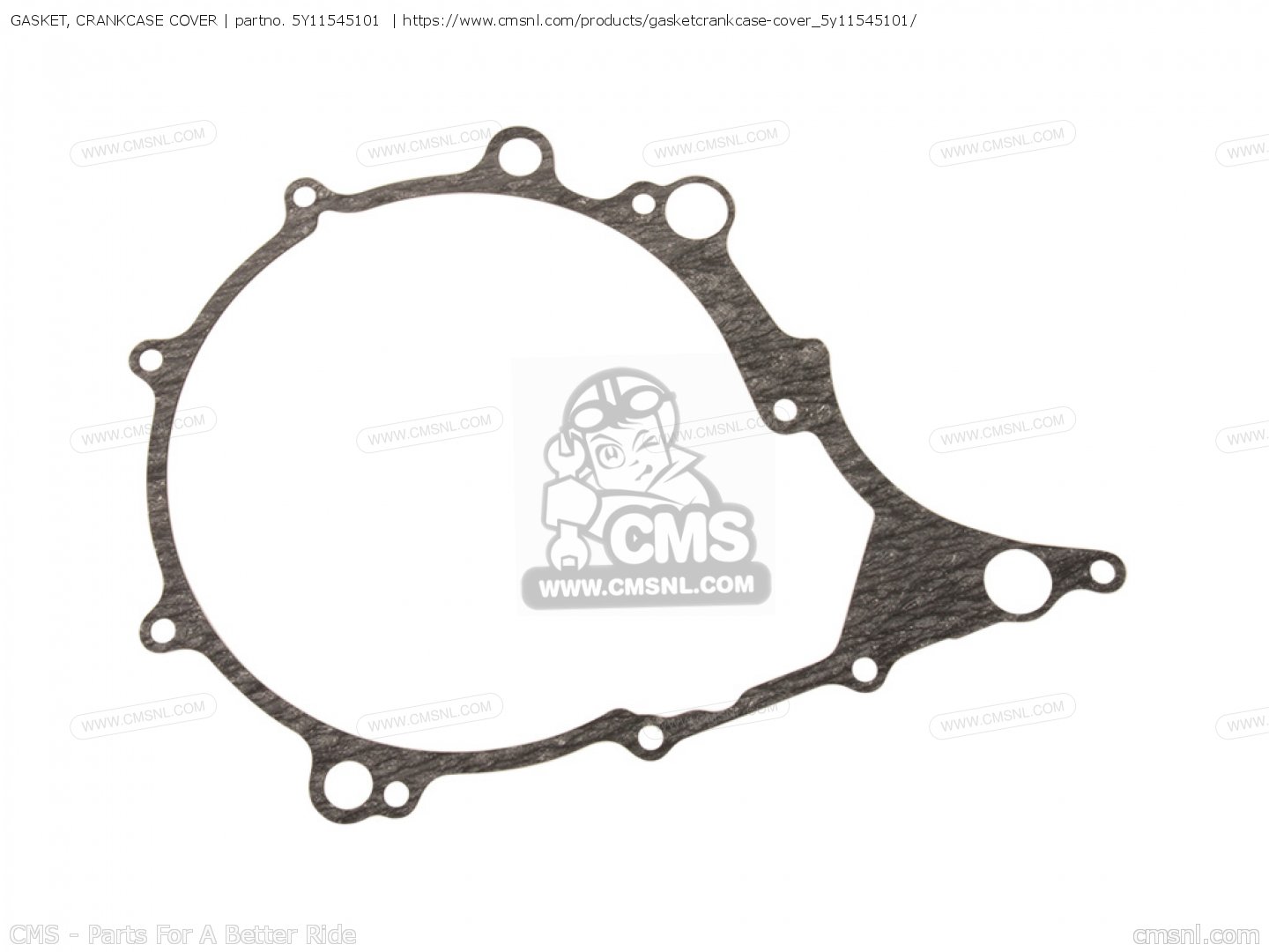 GASKET, CRANKCASE COVER for XT600H (32.4KW) 1986 43F GERMANY 2643F