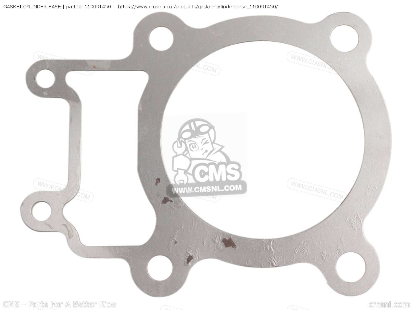 110091450: Gasket,cylinder Base (nas) Kawasaki - buy the 11009-1450 at ...