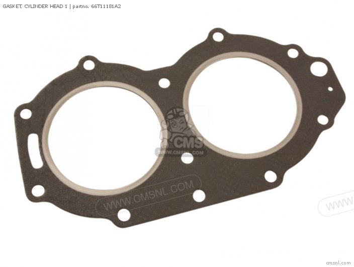 Yamaha GASKET, CYLINDER HEAD 1 (MCA) 66T11181A2