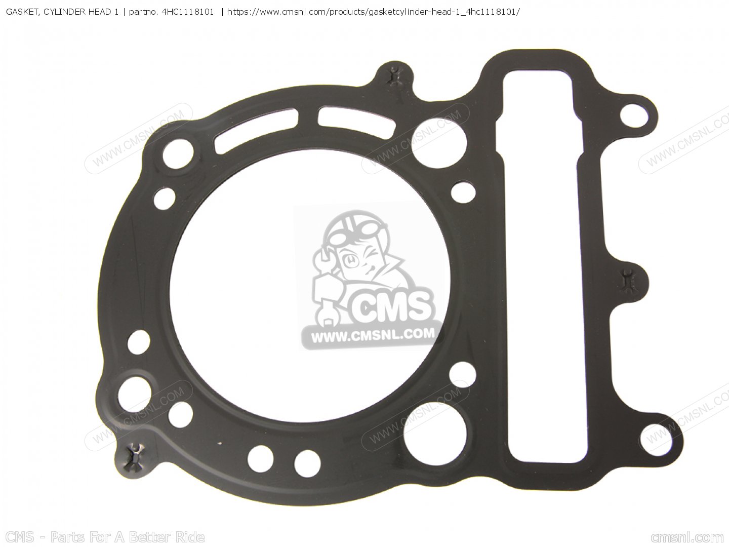 GASKET, CYLINDER HEAD 1 (NAS) for YP250 2001 5GM9 SWEDEN 115GM300E3