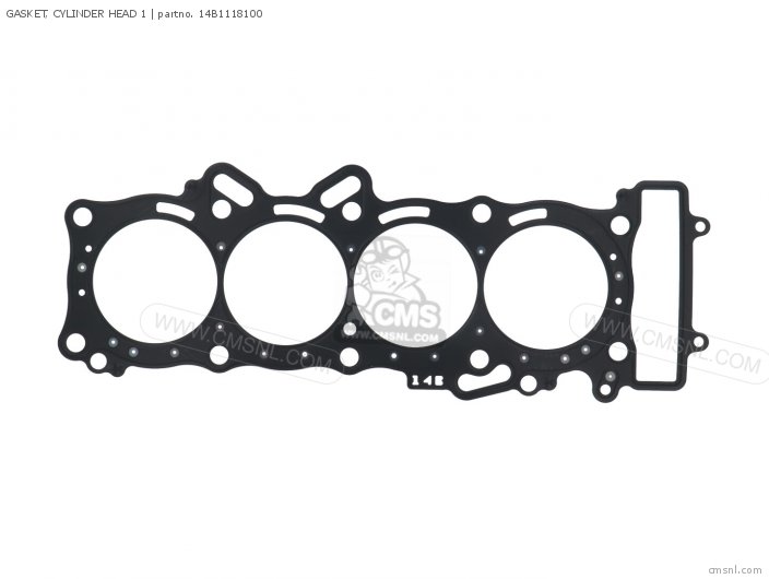 Yamaha GASKET, CYLINDER HEAD 1 (NAS) 14B1118100