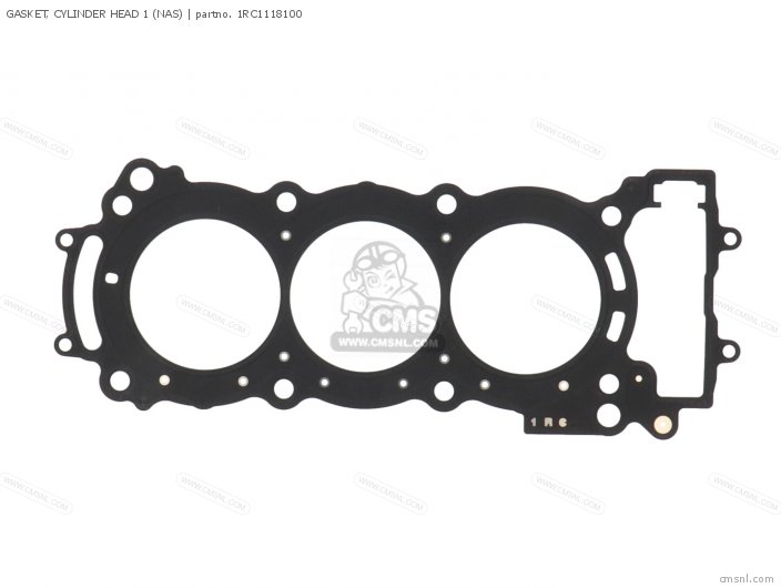 Yamaha GASKET, CYLINDER HEAD 1 (NAS) 1RC1118100