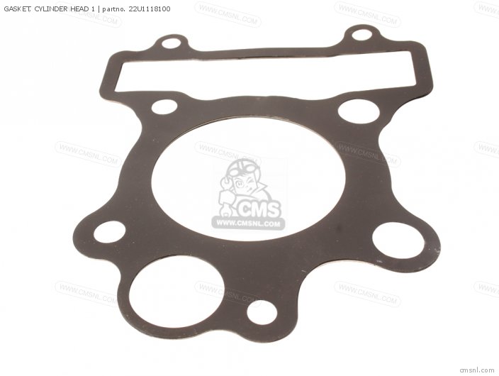 Yamaha GASKET, CYLINDER HEAD 1 (NAS) 22U1118100