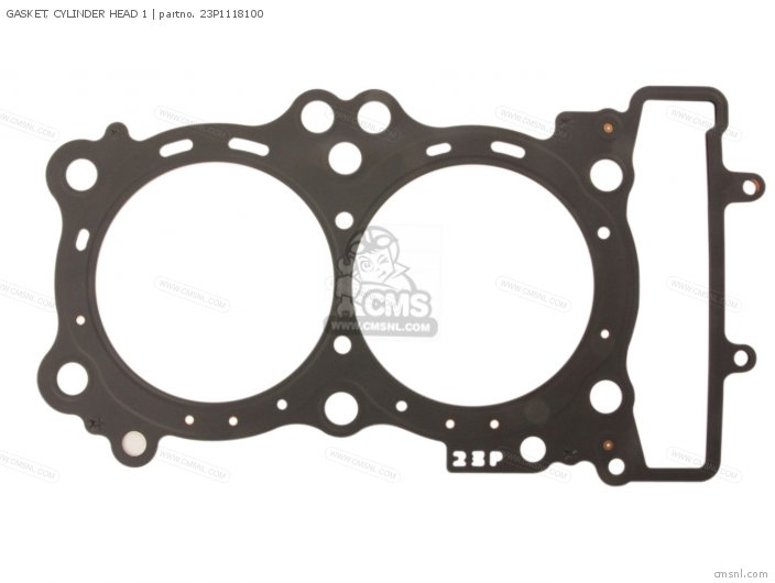 Yamaha GASKET, CYLINDER HEAD 1 (NAS) 23P1118100