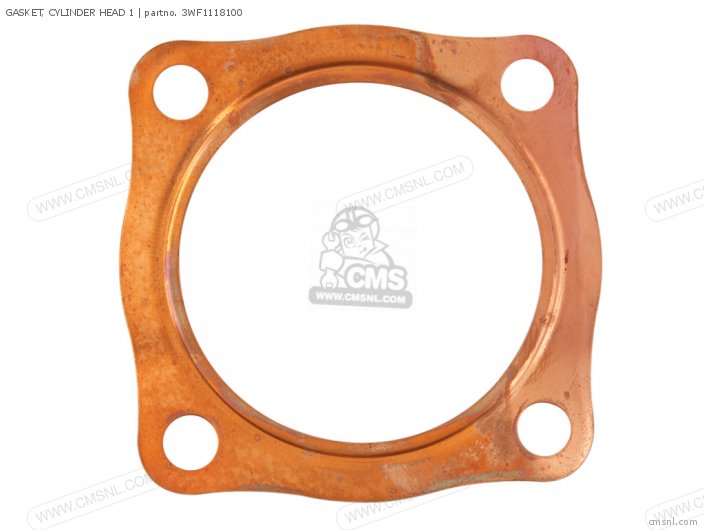 Yamaha GASKET, CYLINDER HEAD 1 (NAS) 3WF1118100