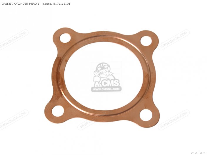 Yamaha GASKET, CYLINDER HEAD 1 (NAS) 5171118101