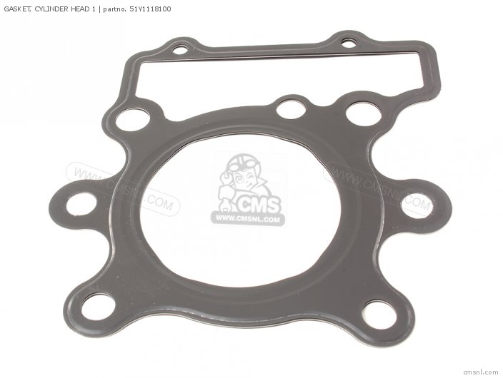 Yamaha GASKET, CYLINDER HEAD 1 (NAS) 51Y1118100