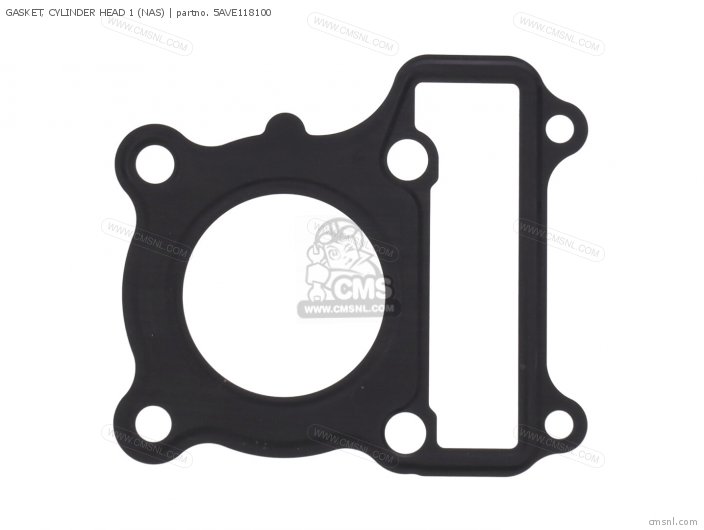 Yamaha GASKET, CYLINDER HEAD 1 (NAS) 5AVE118100