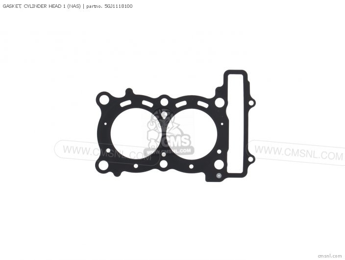 Yamaha GASKET, CYLINDER HEAD 1 (NAS) 5GJ1118100